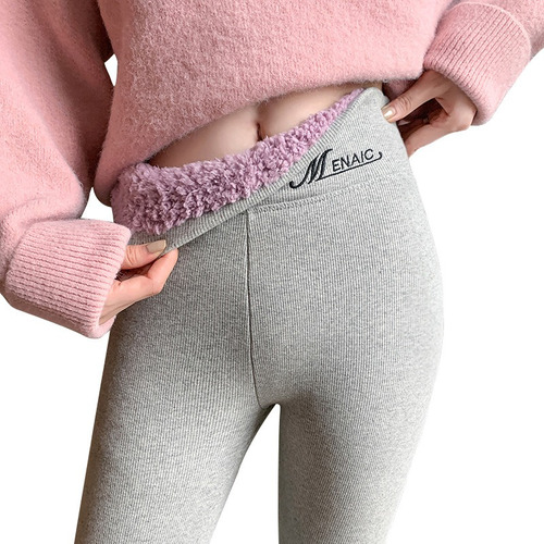 Pantalones Térmicos De Cachemira Gruesos Para Mujer