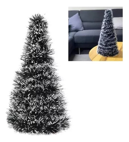 Arbol De Mesa  Navidad 25 Cm Arbol Pino Cono X1 Papa Noel