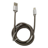 Cable Premium Micro Usb Carga Rapida Metalico 2.1a Skyway