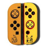 Funda Protectora Silicona Joycon Para Nintendo Switch + Grip