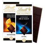 Chocolate Lindt Excellence 100 Gr. Combo X2