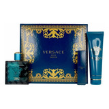 Versace Eros 100ml Parfum + 10ml + Sg Set Original Lujo 
