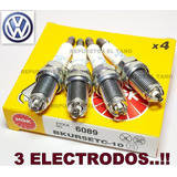 Juego De Bujias Volkswagen Suran 1.6 8v Ngk 3 Electrodos