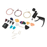 Kit De Accesorios Para Guitarra, Afinador, Cambiador De Cuer