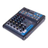 Consola Mixer 4 Canales Kt-04up De Mezcla 220v Parquer 168