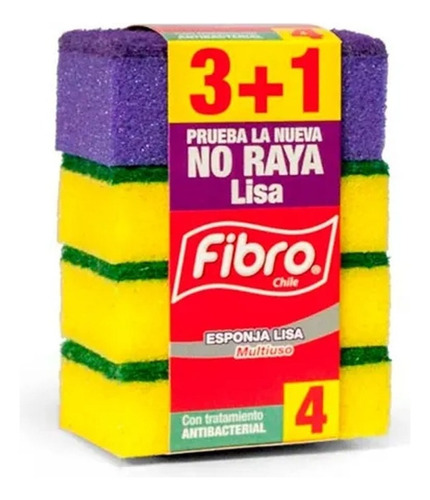 Esponja Standard 3+1  - Fibro