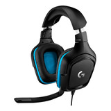 Auricular Headset Gamer Logitech G432 Negro Fact A-b