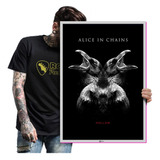 Poster Alice In Chains Bandas De Rock E Blues Tamanho A2 03