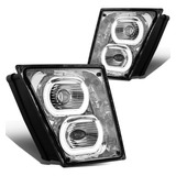 [led Completo] Doble Anillo Led Halo Proyector Drl Parachoq.