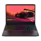 Portátil Gamer  Lenovo Ideapad 15ach6  Shadow Black 15.6 , Amd Ryzen 5 5600h  8gb De Ram 256gb Ssd, Nvidia Geforce Rtx 3050 Ti 120 Hz 1920x1080px Windows 11 Home