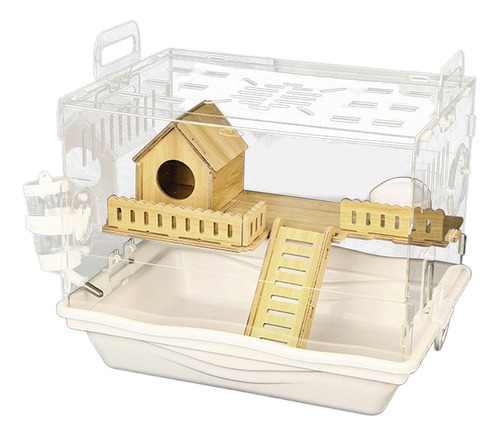 Casa De Hamster Acrílico, Transparente, Fácil De Casa