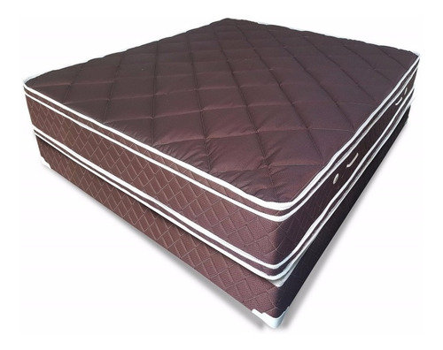 Somier Y Colchon Acuario 2 X 2 X 40  Pillow Fabrica