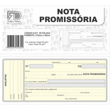 Nota Promissória Pequena - 145mmx65mm 50 Folhas 5 Unidades