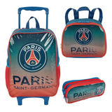 Kit Escolar Psg Mochila De Rodinhas Estojo Lancheira Sestini