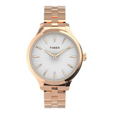 Reloj Timex Dama Peyton Tw2v06300 Rose Gold Acero Inoxidable