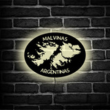 Cuadro Retroiluminado Led Malvinas Argentinas Islas