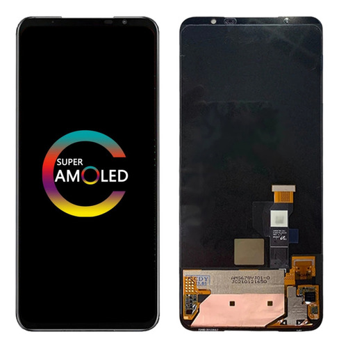 1 Pantalla Táctil Amoled Para Asus Rog Phone 6/6 Pro Ai2201