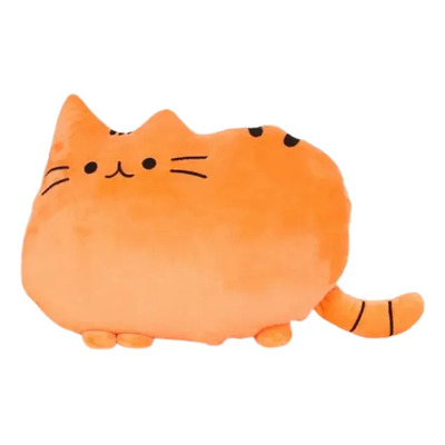 Peluche Gato Kawaii Gordito Cute Colores Felpa Divertido Color Gato Kawaii Naranja | MercadoLibre