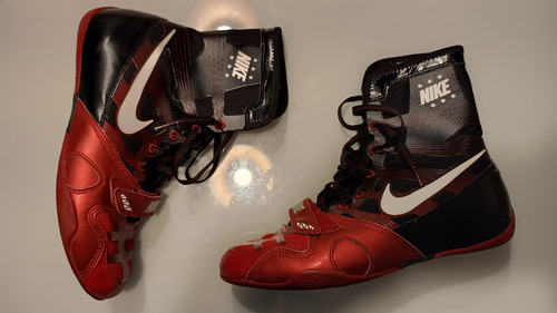 Tênis De Boxe Nike Hyperko - Tam 9.5 - Preto/vermelho