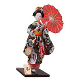 Figura De Kabuki Asiática, Estatua De Escritorio, Figura De
