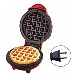 Waflera Mini Personal Eléctrica Antiadherente Pancakes