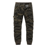 Pantalones Casuales Militares Mono Camuflaje Homb