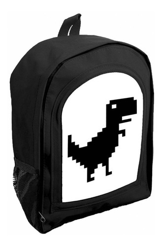 Mochila Negra Nena Nene Jardin/ Preescolar Dinosaurios Ar28