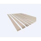 Kit Pares De Réguas Ripas Lambri 80x7cm 18 Peças 6mm Mdf0103