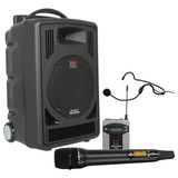 Galaxy Audio Tv8 Traveler Series 120w Pa System With Cd Play