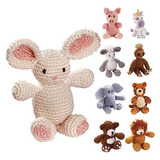 Leisure Arts Little Crochet Friend Animals Kit De Ganchillo 