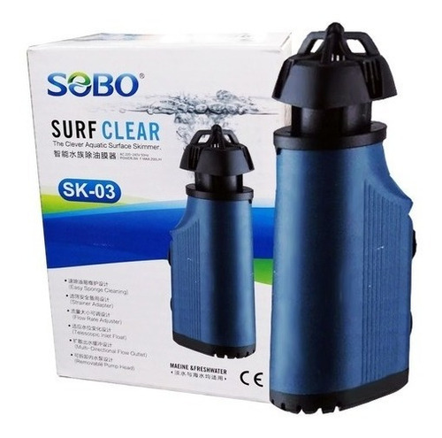 Filtro De Superficie Skimmer Sobo Sk 03 200l/h Aqua Virtual