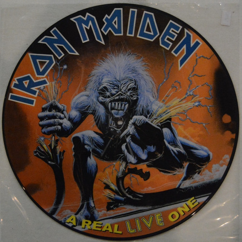 Frt Grátis Iron Maiden A Real Live One Picture Disc