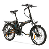 Bicicleta Eléctrica Starker T-flex Alum Negro Naranja 2023