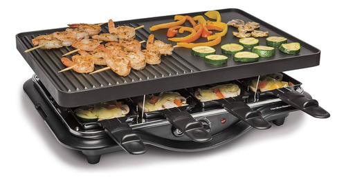 Racleteira Elétrica Raclete Mesa Grill Chapa Fondue 110v