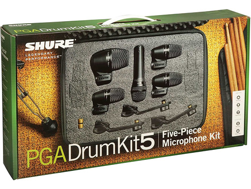 Set Microfonos Shure Pga Drum Kit 5