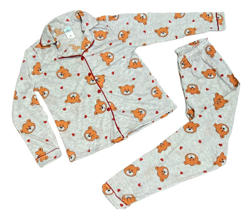 Pijama Americano Feminino Calça E Blusa Amamentação Inverno