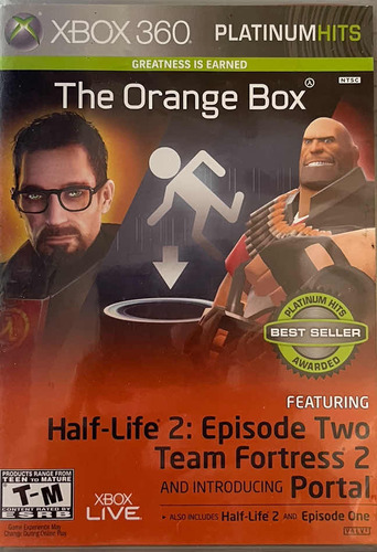 Jogo Xbox 360 - The Orange Box Five Games Box - Original