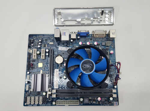 Placa Mãe Dh61mxv - I3-3220 Lga1155 + Cooler + Nf 