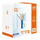 Caixa Cabo Alarme Cat5e Pro Cftv 4 Pares Rede 250 Metros