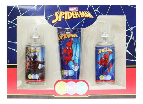 Set De Perfume Marvel Spiderman 3pz 70 Mil Para Niño Gbc