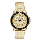 Relógio Ax Armani Exchange Aço Dourado Crono -2anos Garantia