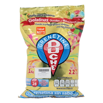 Grenetina Natural Duche 1 Kg 290 Bloom Repostería Gelatinas | MercadoLibre