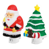 Luz De Pino De Navidad 46137 +luz Santa Claus 46136