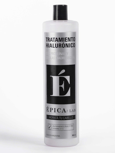 Nuevo Tratamiento Épica / Hialuronico Capilar X 900 Ml Frizz