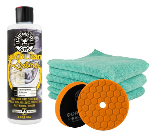 Kit Restauración De Focos Chemical Guys Headlight Restorer