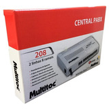 Central Pabx 208 Multitoc 2 Linhas 8 Ramais