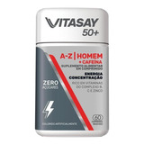 Vitasay50+ A-z Homem+cafeína 60 Comprimidos