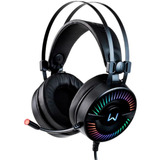 Headset Gamer Warrior Flamma Ph306 - Com Microfone - Rgb Usb