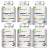 6 Coenzima Q10 Ubiquinol Puro 500mg 720cp - 1 Ano Tratamento Sabor Sem Sabor