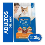 Cat Chow Delimix Adultos Todos Los Tamaños Sabor Mix 3kg